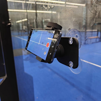 Padel Phone Mount for Video Recording - 360 Degree Adjustable - Phone Holder Padel - Squash Phone Holder - Record Padel Match