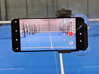 Padel Phone Mount for Video Recording - 360 Degree Adjustable - Phone Holder Padel - Squash Phone Holder - Record Padel Match